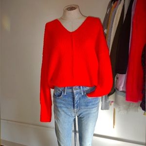 Red sincerely jewels size large Jules sweater